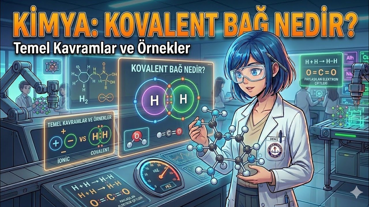 Kovalent Bağ Nedir? | Kimya | Yeni Başlayanlar İçin Basit Anlatım