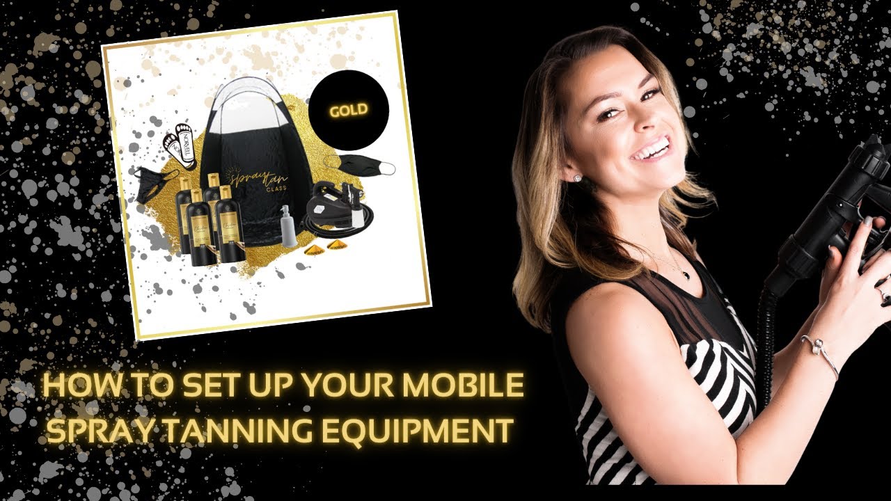 How To Set Up Mobile Tanning | Spray Tan Certification Class | How to Spray Tan | Kelly Callaghan