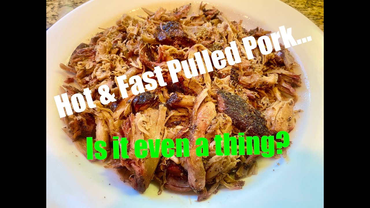 Hot & Fast Pork Butt on the Weber Smokey Mountain WSM!