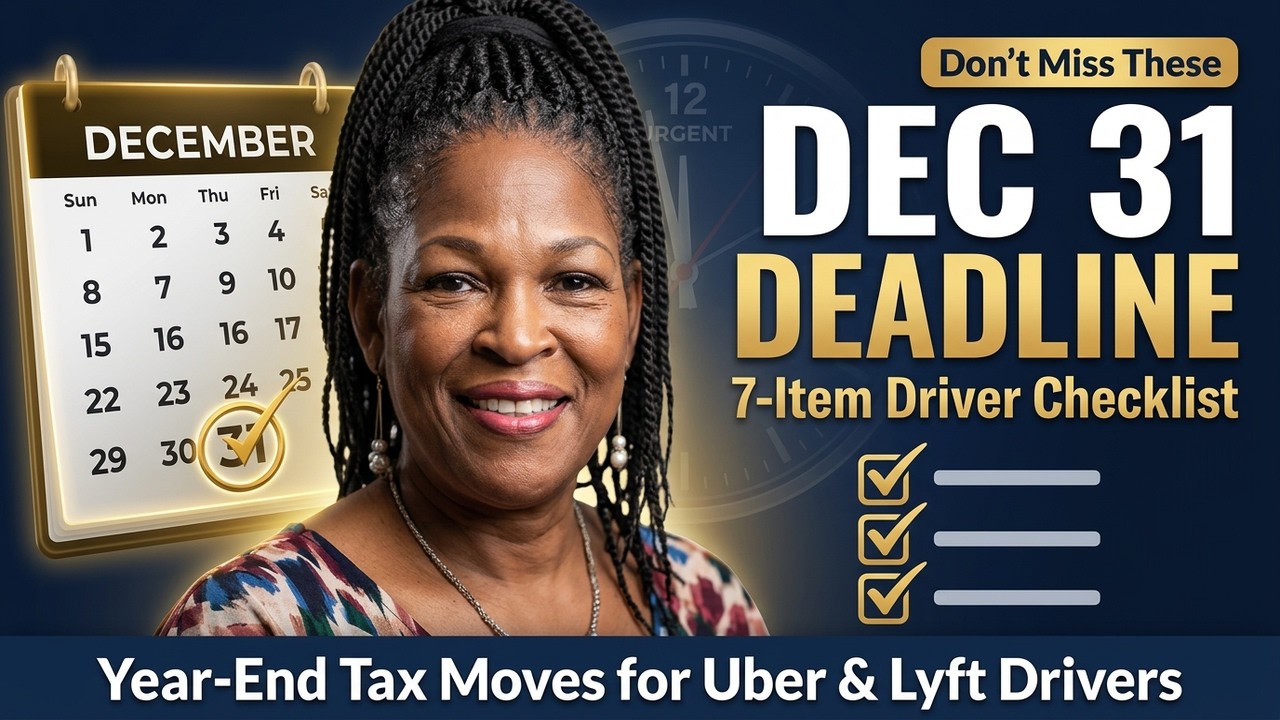 Uber Driver Year-End Tax Checklist: Do These 7 Things Before December 31