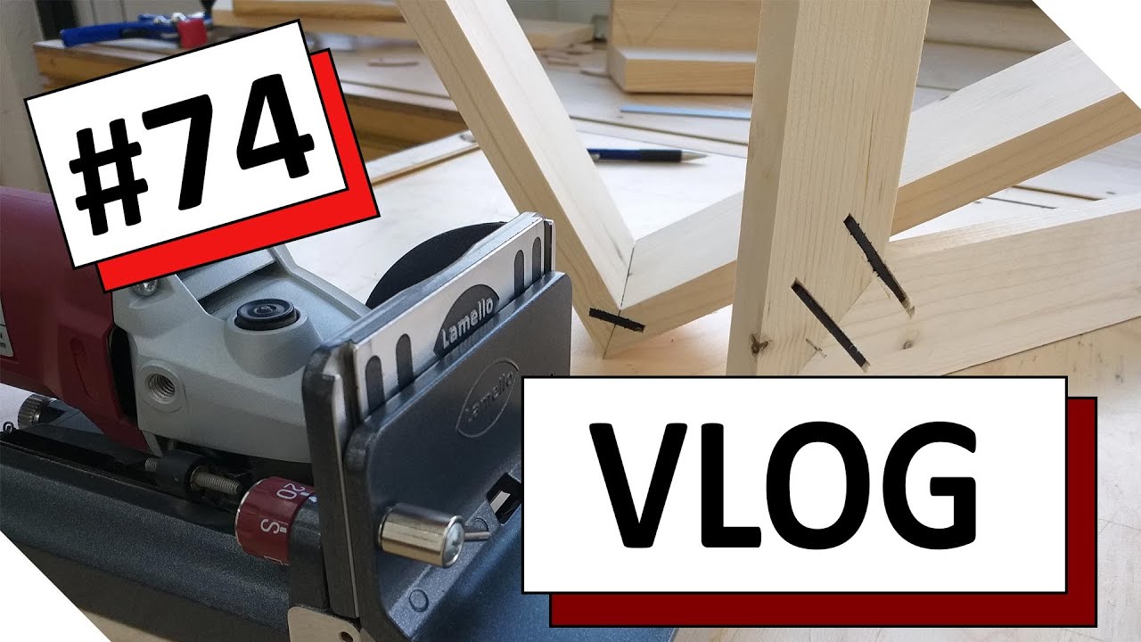 VLOG #74 - Gehrungsverbindungen und Nuten mit der Flachdübelfräse