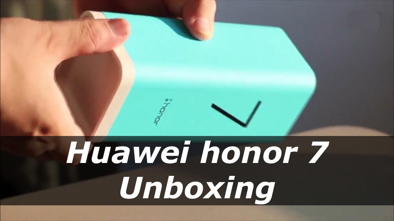 Huawei honor 7 unboxing