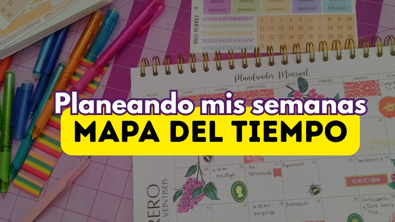 📅 Cómo Organizar tu Tiempo por Horas en Agenda | Método Visual Realista