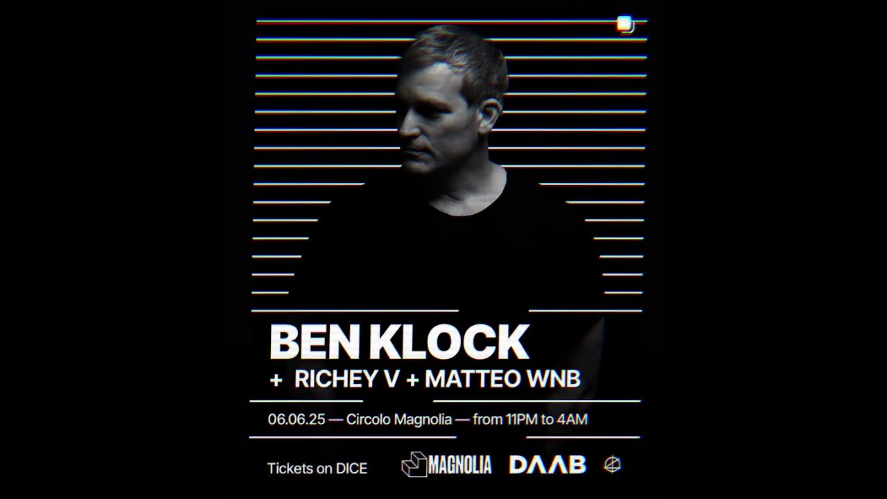 Ben Klock @circolomagnolia Milano 6.6.2025