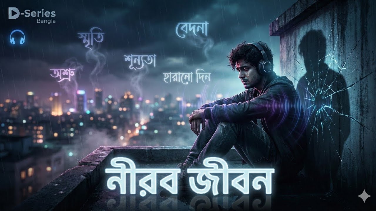 নীরব জীবন 💔 | Bengali Sad Song | Deep Bass Emotional Song | D-Series Bangla