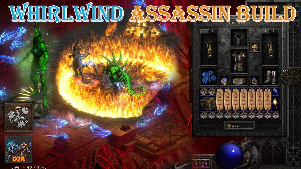 Diablo II Resurrected - Whirldwind Assassin Build Uber Tristram