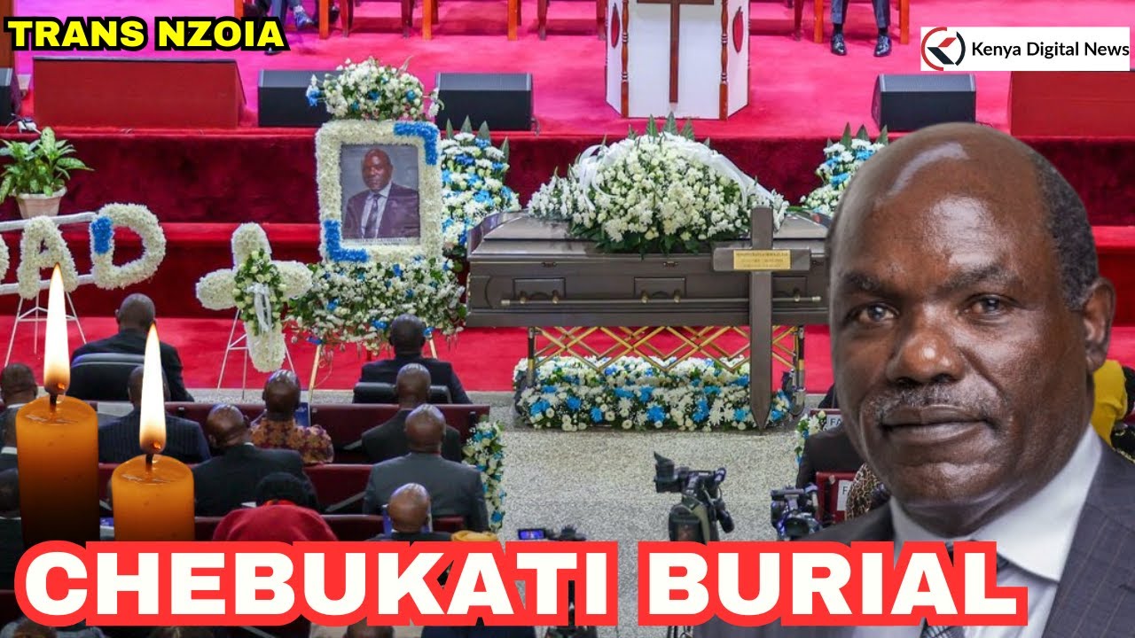 CHEBUKATI BURIAL: Current situation at his home as the former IEBC chair is laid to rest!