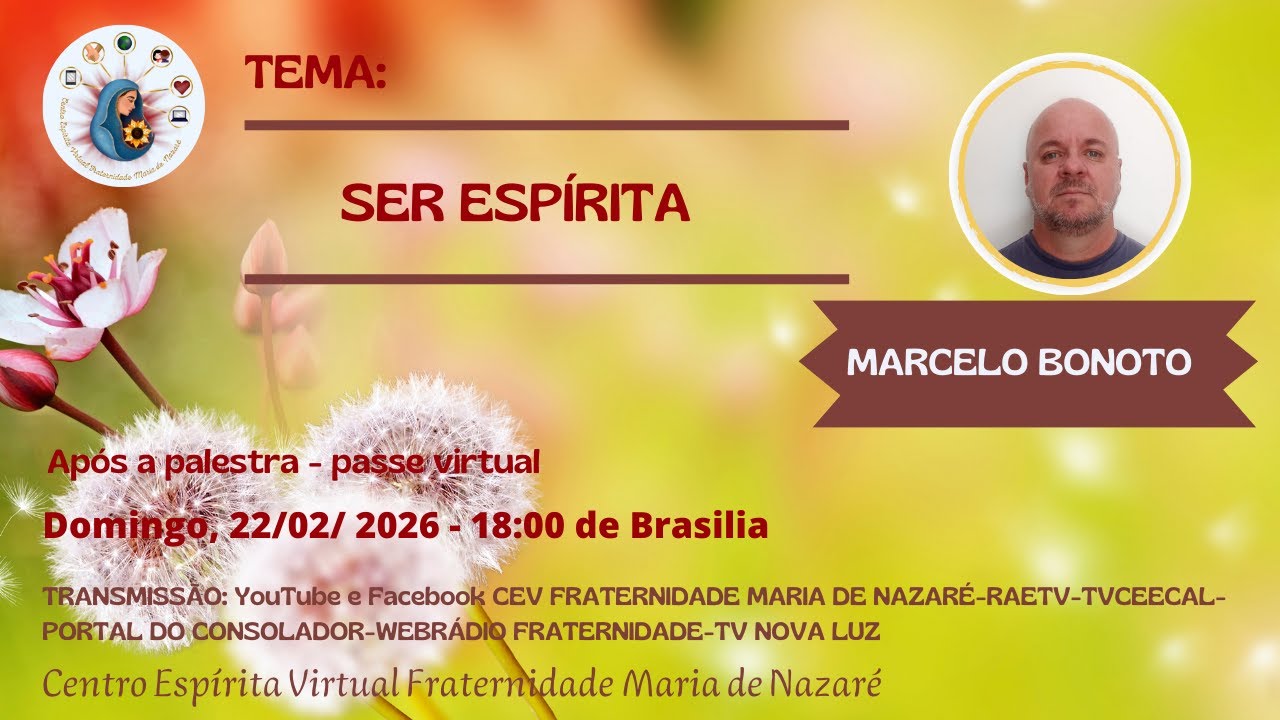 SER ESPÍRITA - Marcelo Bonoto
