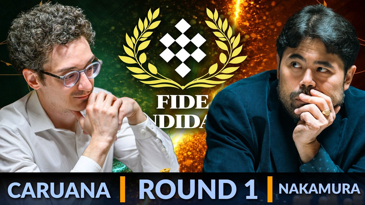 Fabiano Caruana vs Hikaru Nakamura | Candidates 2026 Round 1