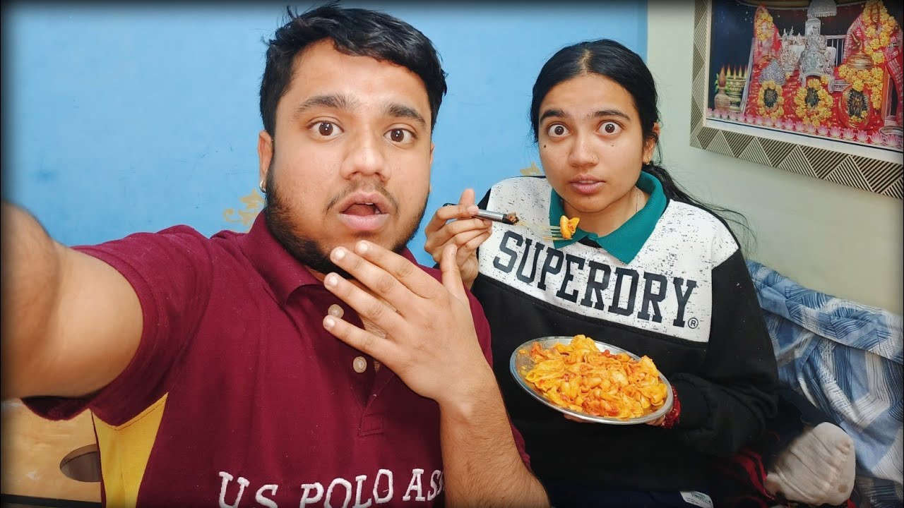 Aaj Spicy Pasta Khaye or 😋 Haalat kharab Hogyi 😅