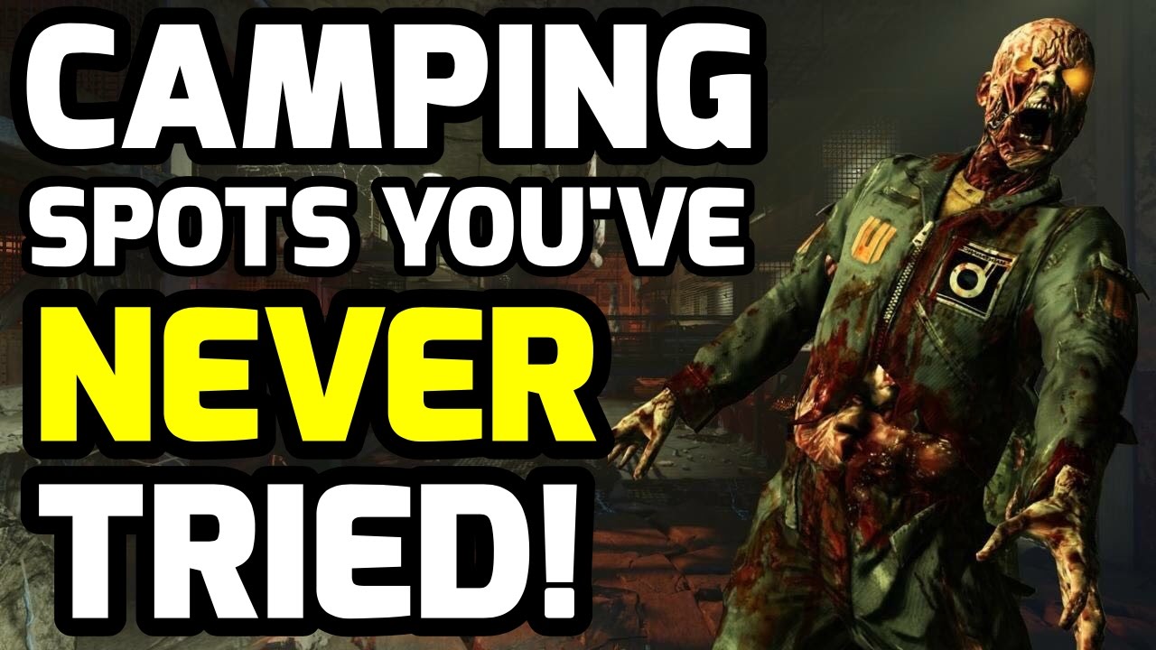 5 CAMPING SPOTS YOU MAY NOT HAVE TRIED! (COD ZOMBIES)