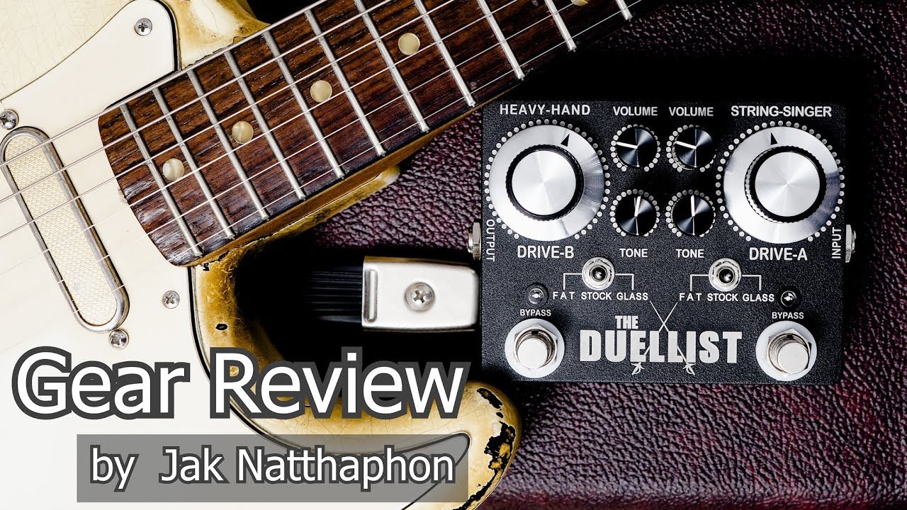 Kingtone "The Duellist" pedal OverDrive / Gear Review by Jak Natthaphon
