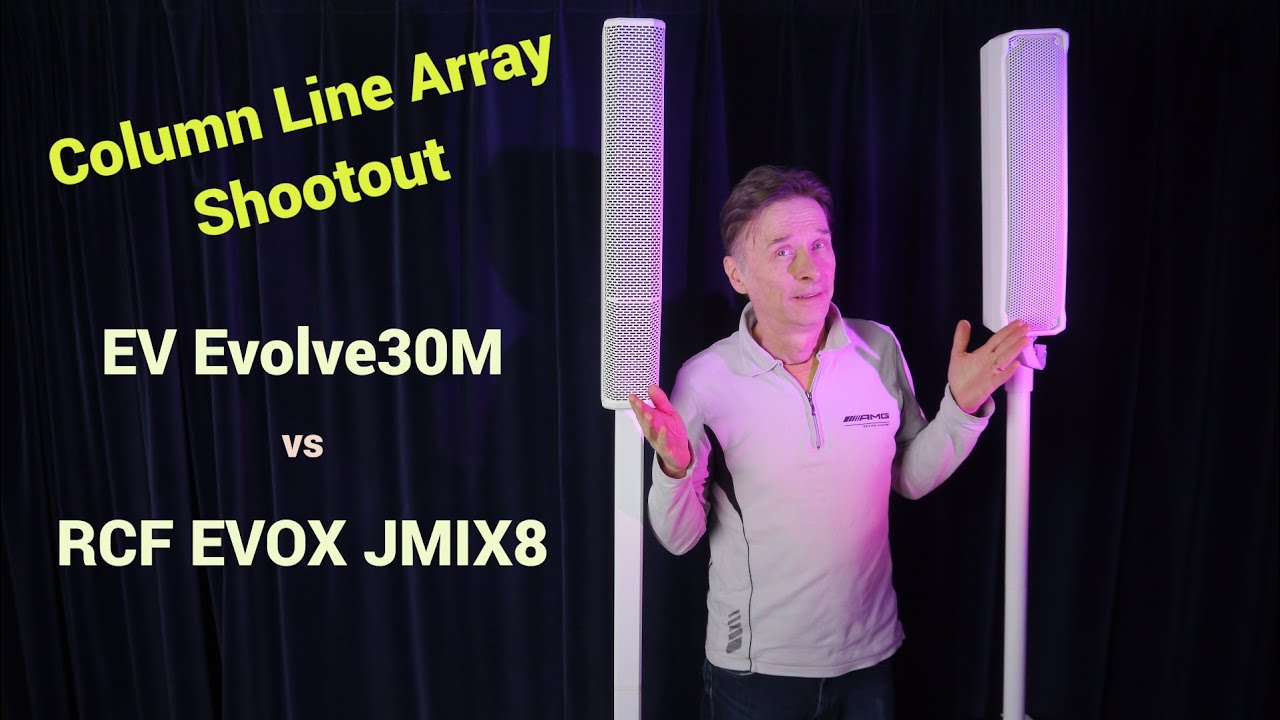 EV Evolve30M vs RCF EVOX JMIX8: Portable PA Showdown