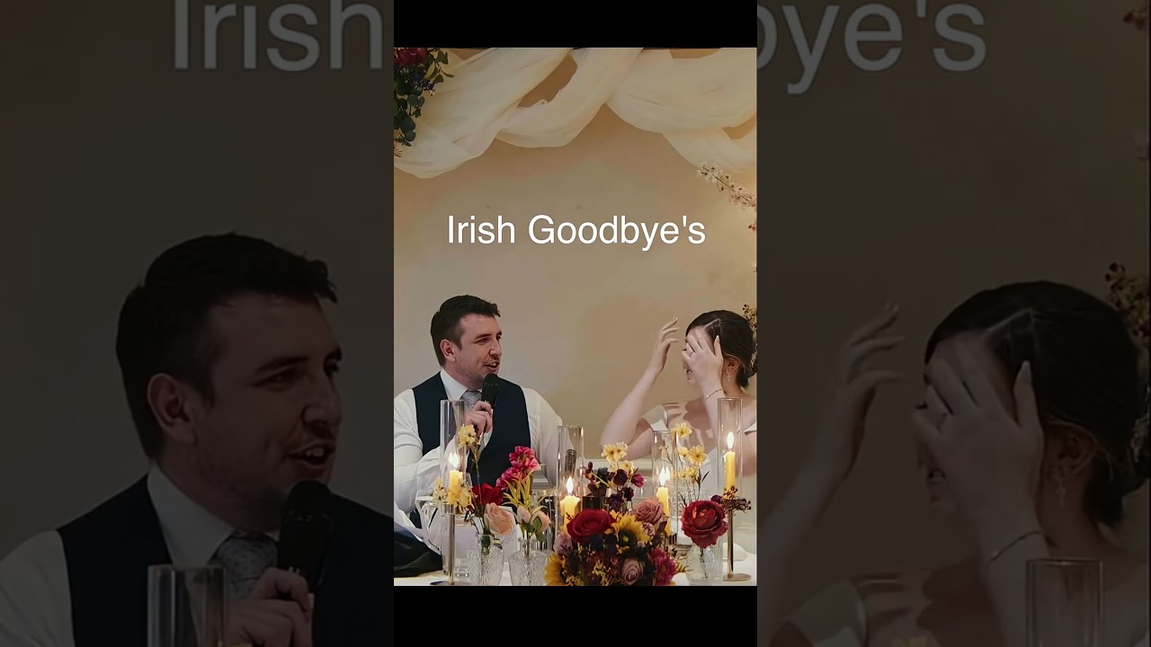 The Irish Exit. 👋🏼✨. This should be every wedding!