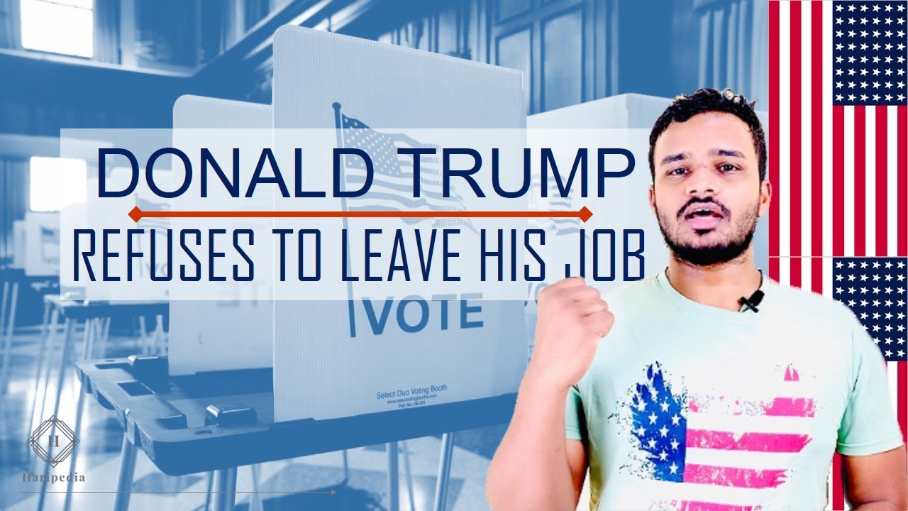 Trump Denies to leave his JOB | US Election | kannada | Haripedia | HPsquad |