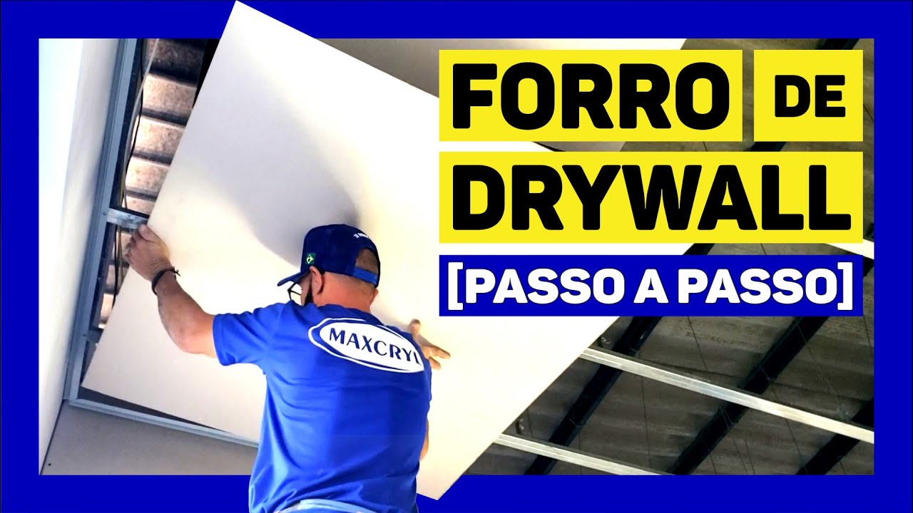🔵COMO fazer FORRO DE DRYWALL TABICADO completo [PASSO A PASSO] FORRO DE GESSO PLADUR