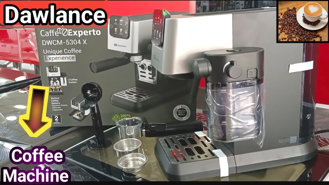 Dawlance Coffee Machine / unique coffee experience / price in Pakistan / professional coffee maker