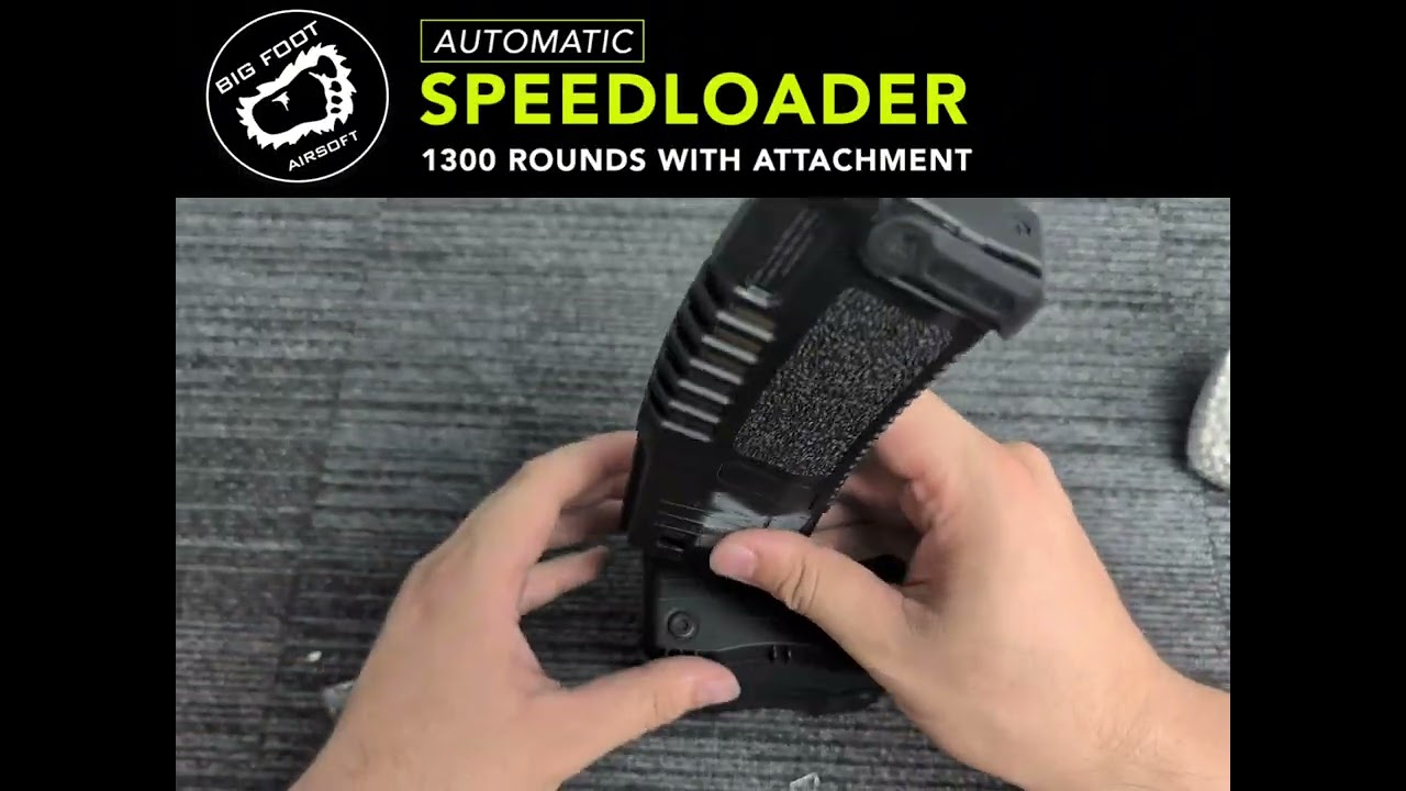 Big Foot Automatic Speed BB Loader - How to Fill a Magazine