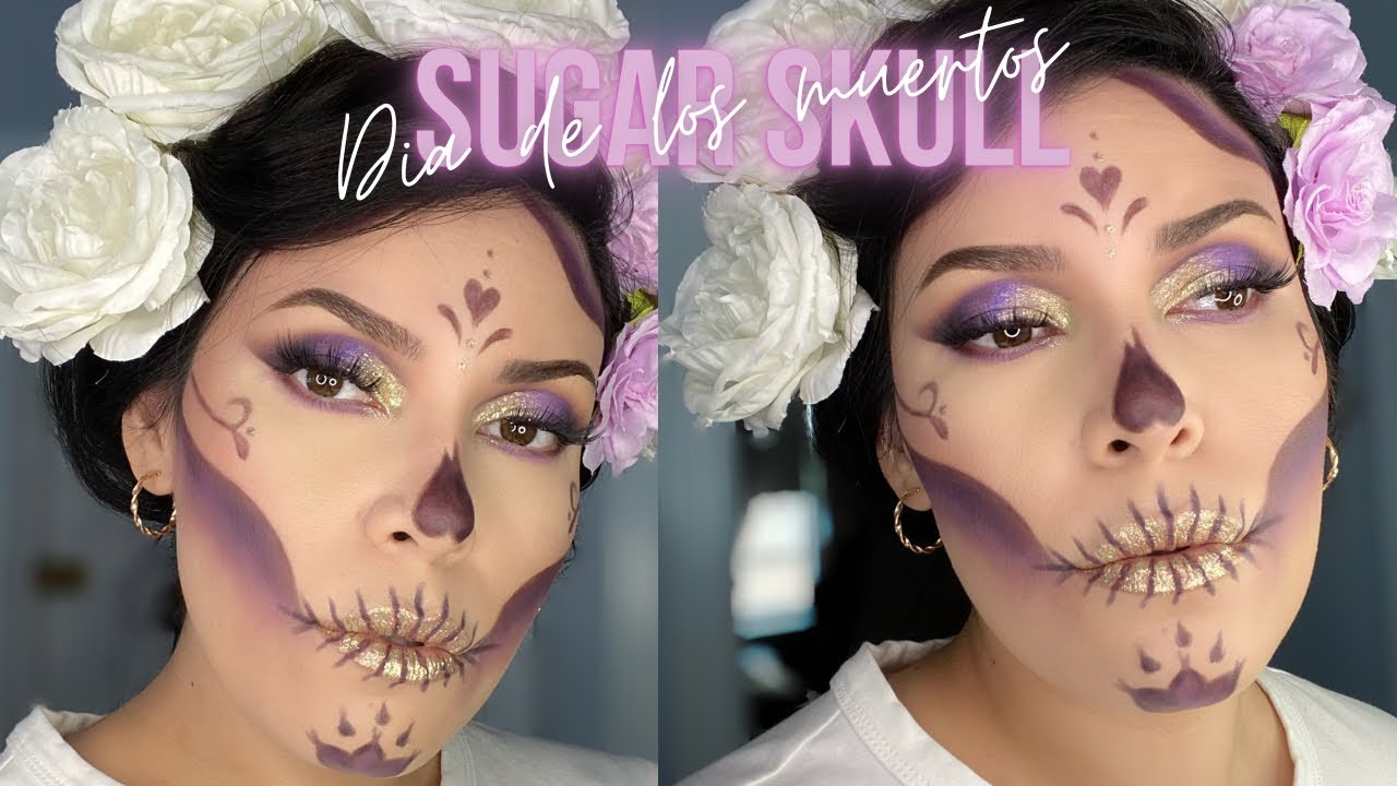 Dia de los muertos inspired makeup tutorial