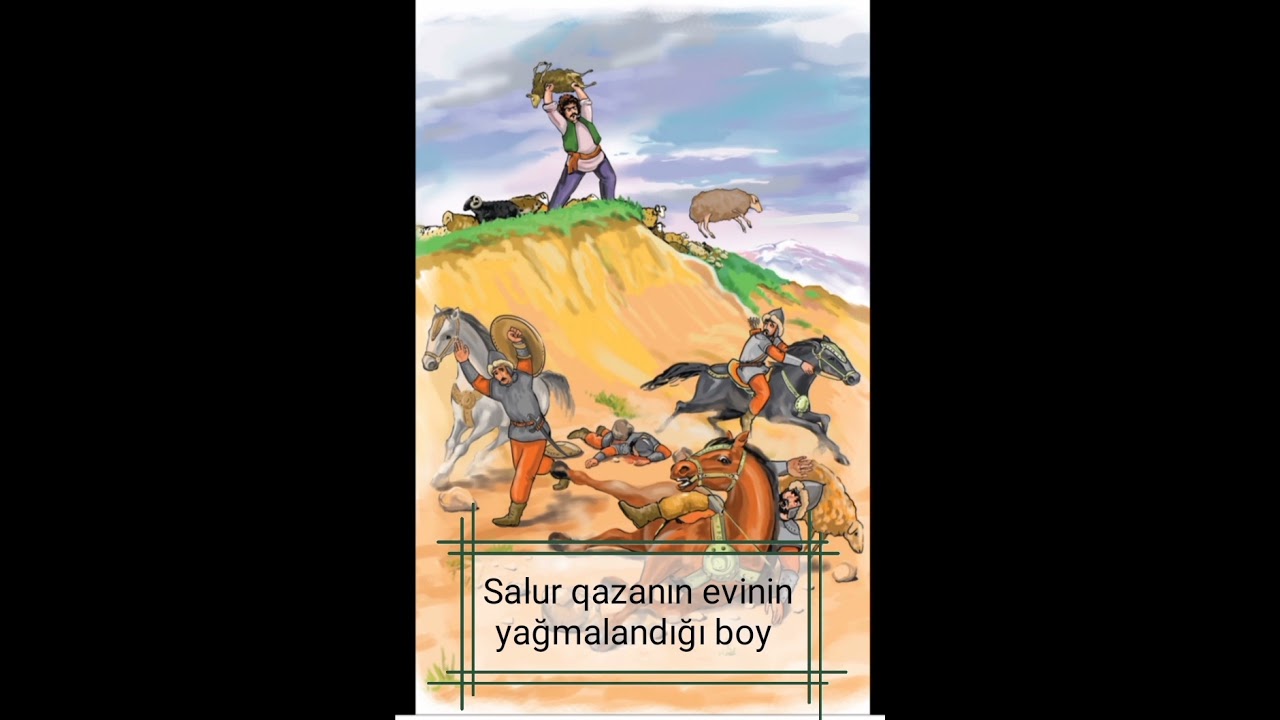 **Salur qazanın evinin yağmalandığı boy ** və təhlili