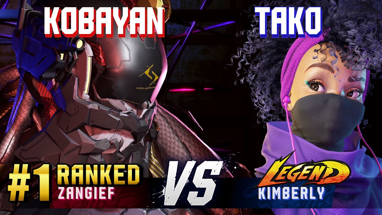 SF6 ▰ KOBAYAN (#1 Ranked Zangief) vs TAKO (Kimberly) ▰ High Level Gameplay