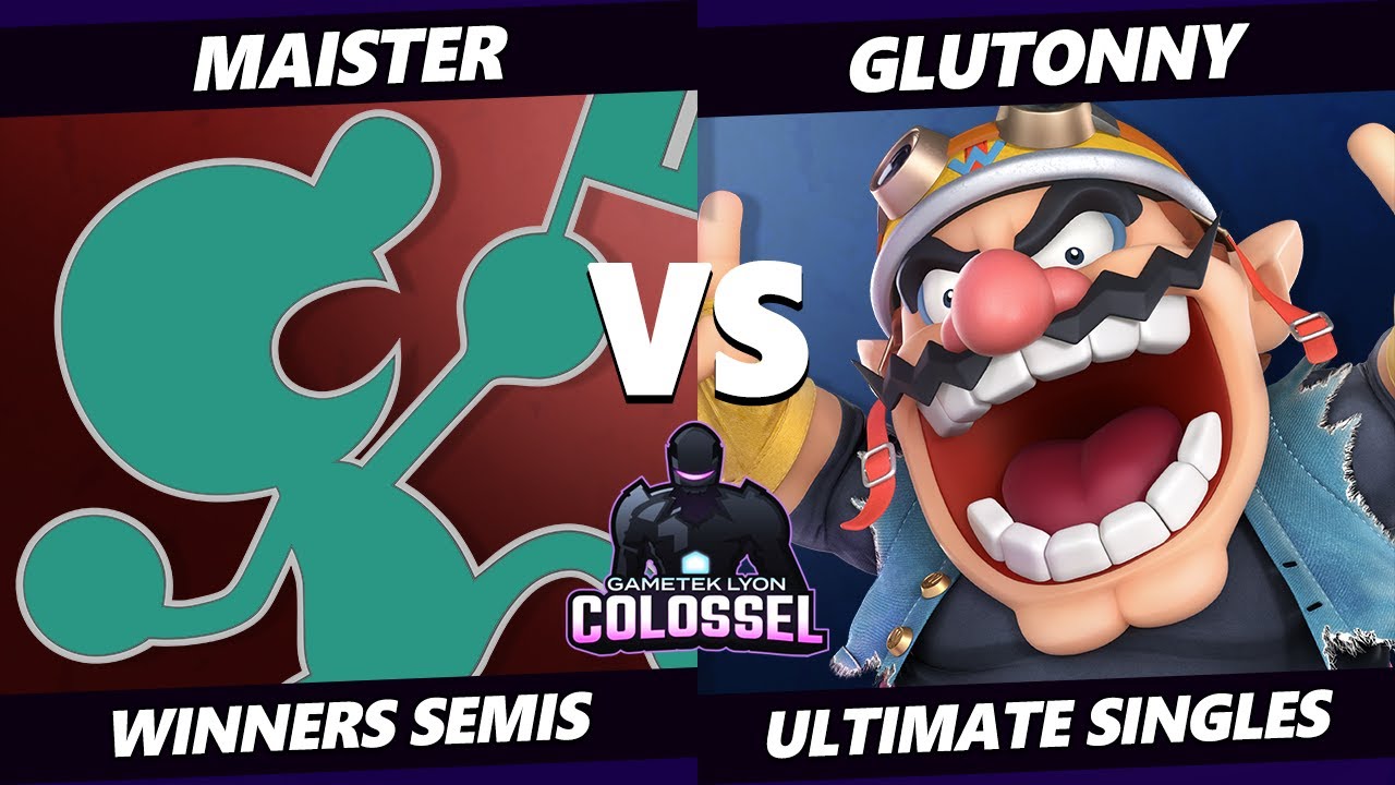 Colossel Winners Semis - Maister (Game & Watch) Vs. Glutonny (Wario) SSBU Ultimate Tournament