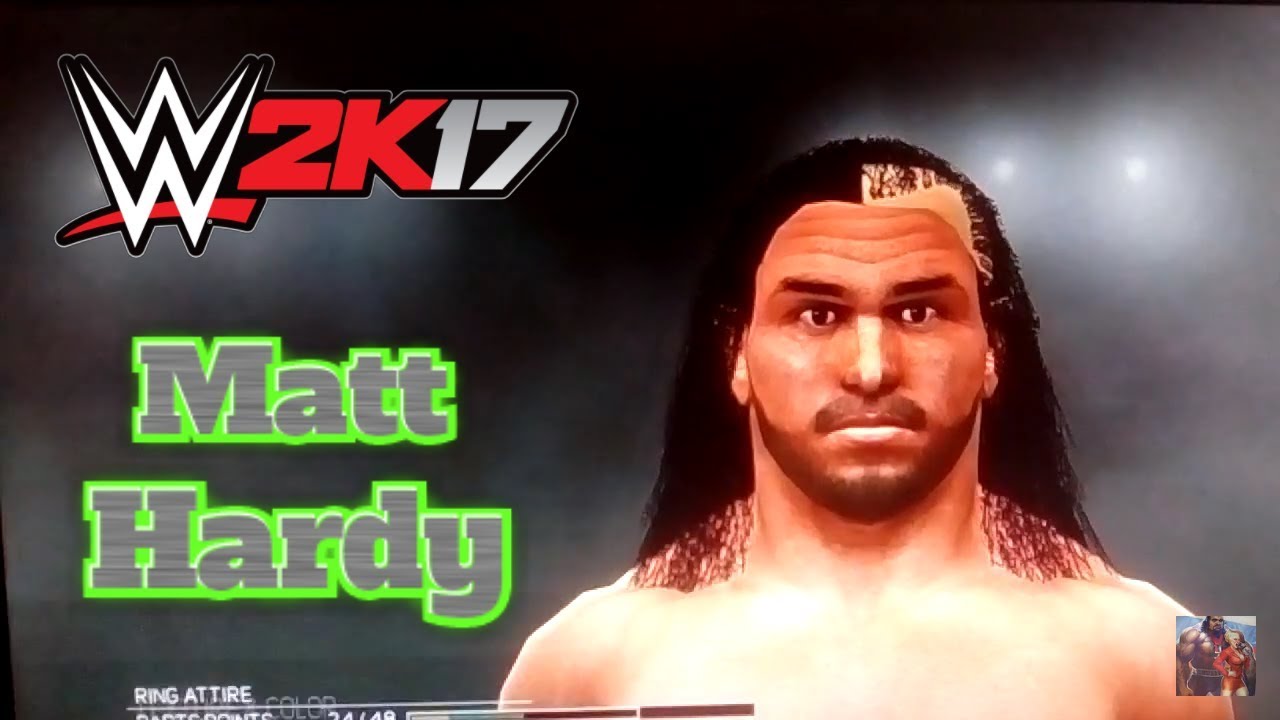 WWE 2k17 xbox 360/ps3 Matt Hardy caw