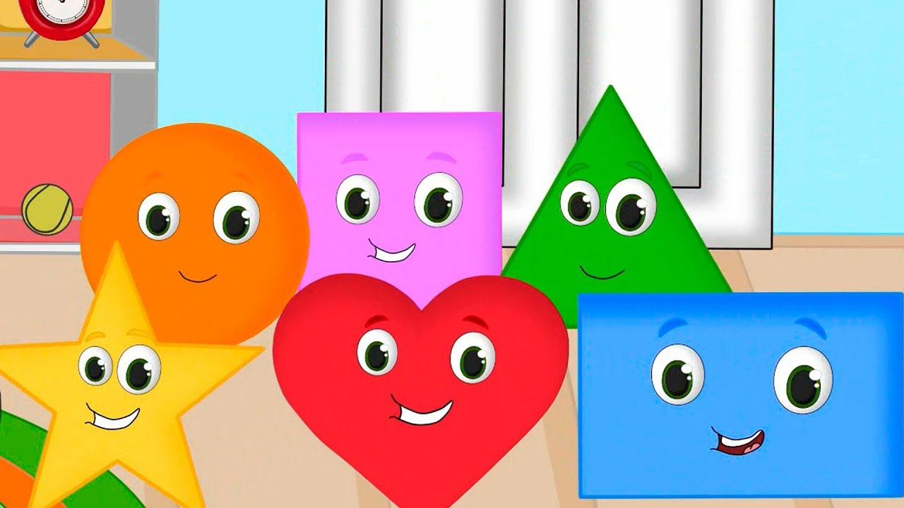 Learn Shapes | The Shapes Song for Children | Nursery song for Kids