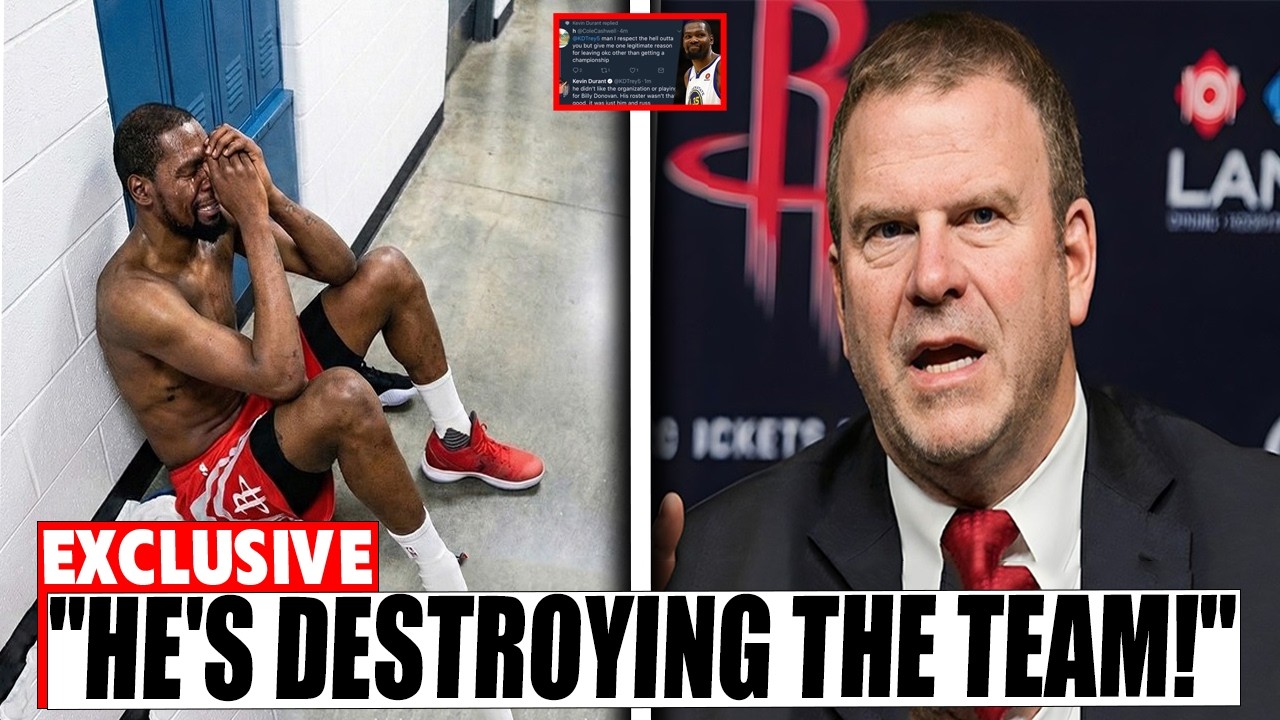 BREAKING: Rockets Owner WAIVES Kevin Durant After Burner Account HUMILIATION
