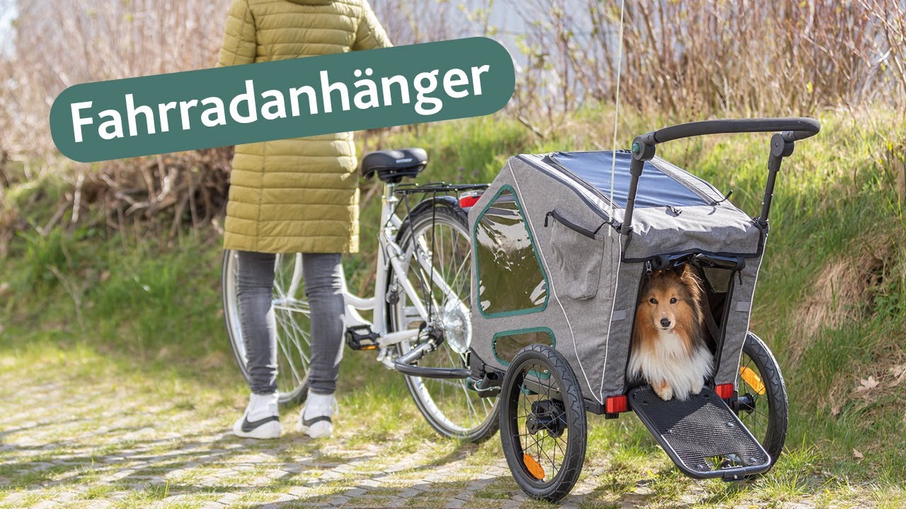 Bicycle trailer and jogger for dogs by Trixie Heimtierbedarf