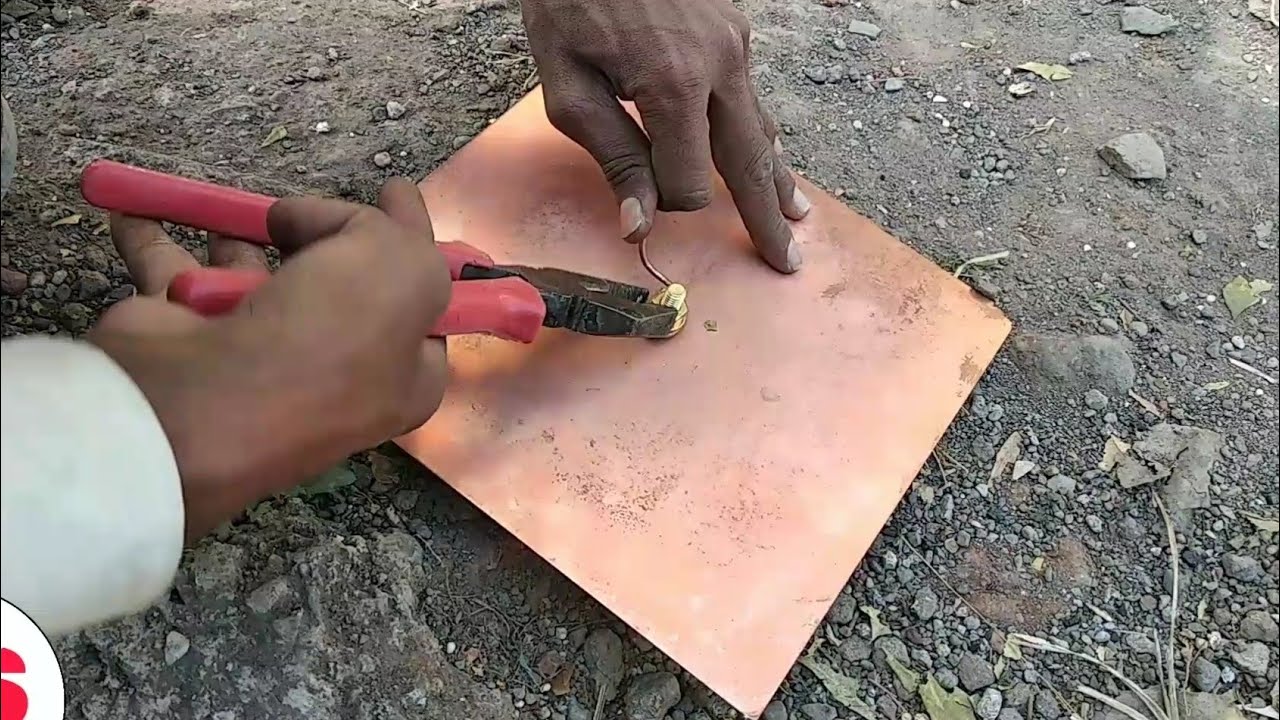 How to make earthing at home in hindi || कॉपर प्लेट का अर्थिंग करना सिखते हे ||