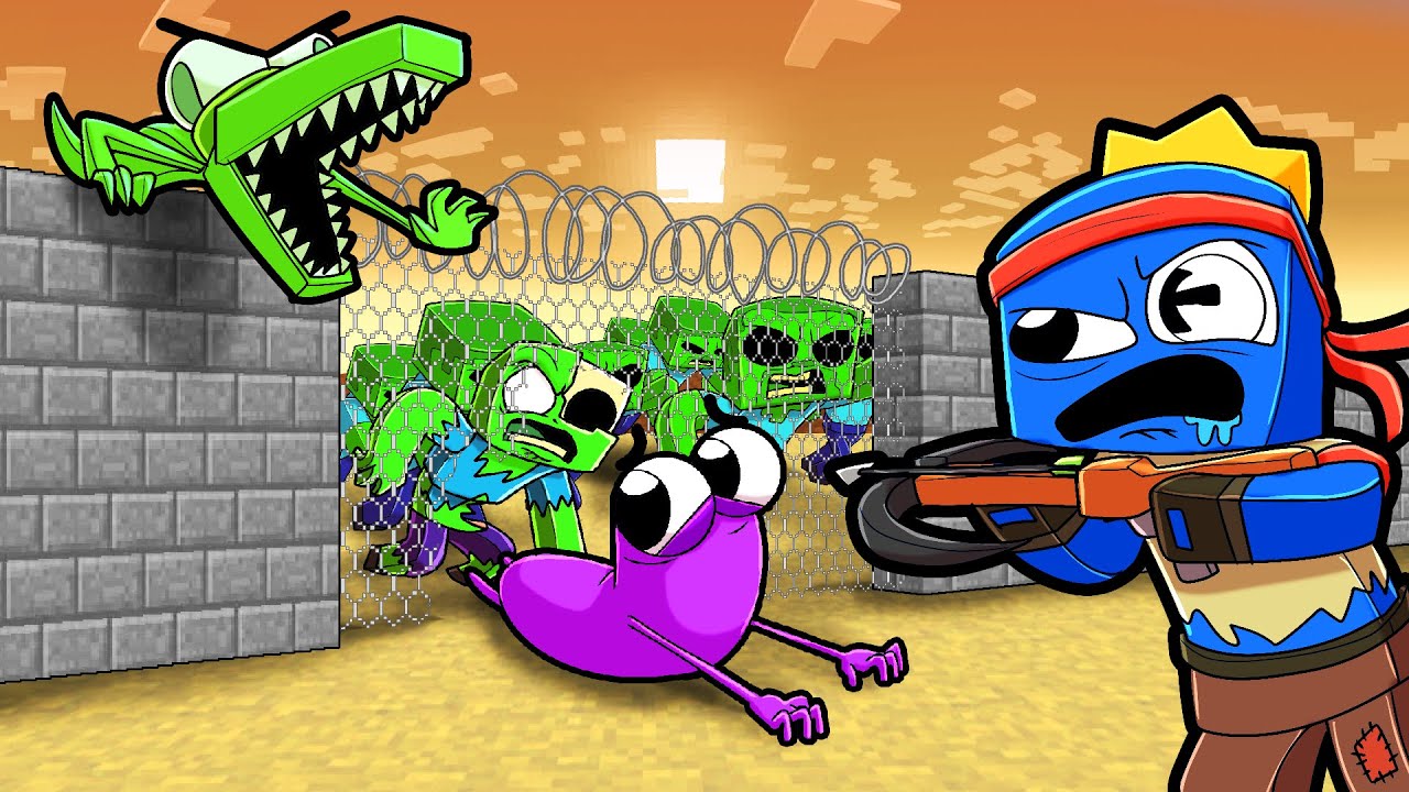 RAINBOW ZOMBIE HUNTERS! (Zombie Bunker Survival)