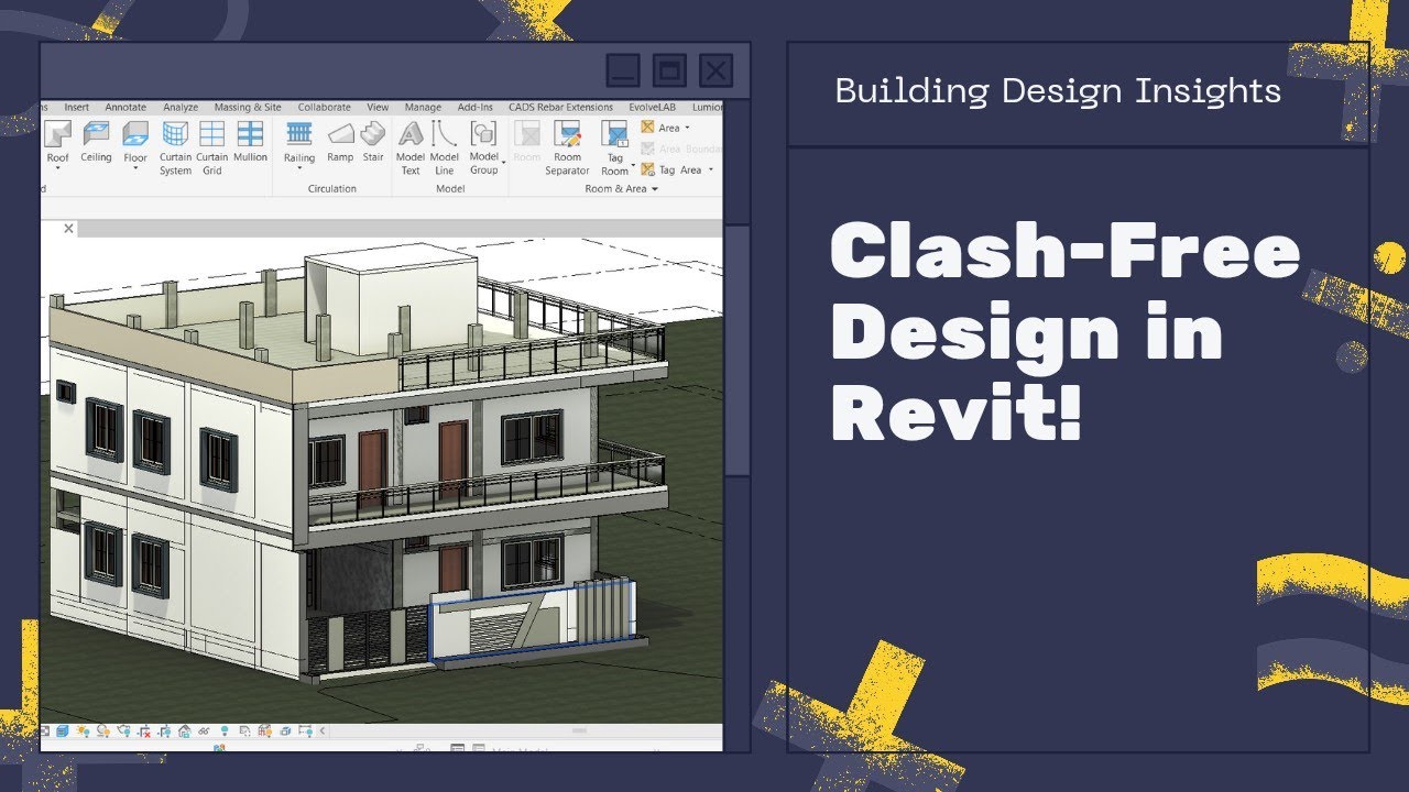Full Revit 2025 Architectural + Structural Design with Clash Coordination | Step-by-Step Guide