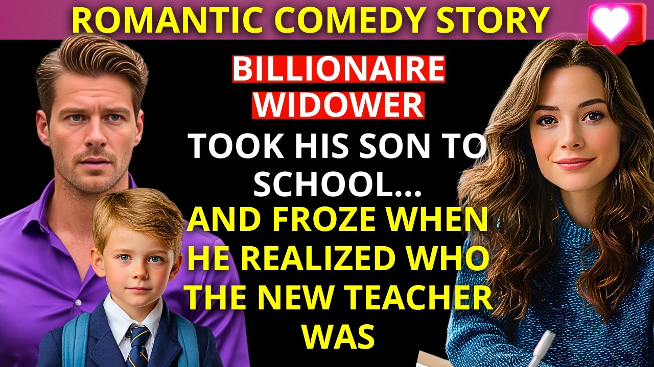 BILLIONAIRE WIDOWER TOOK HIS SON TO SCHOOL&hellip; AND FROZE WHEN HE SAW THE NEW TEACHER