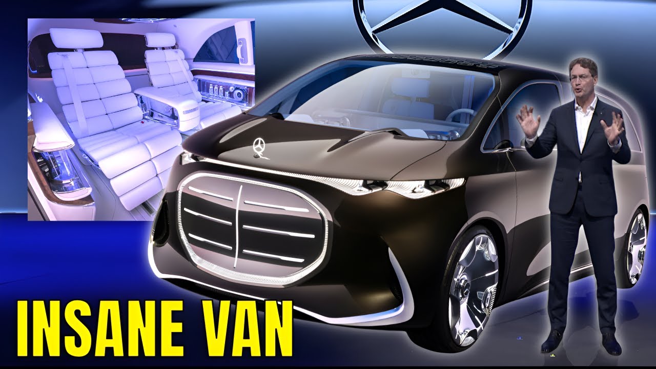 Mercedes Vision V Electric Luxury Van World Premier