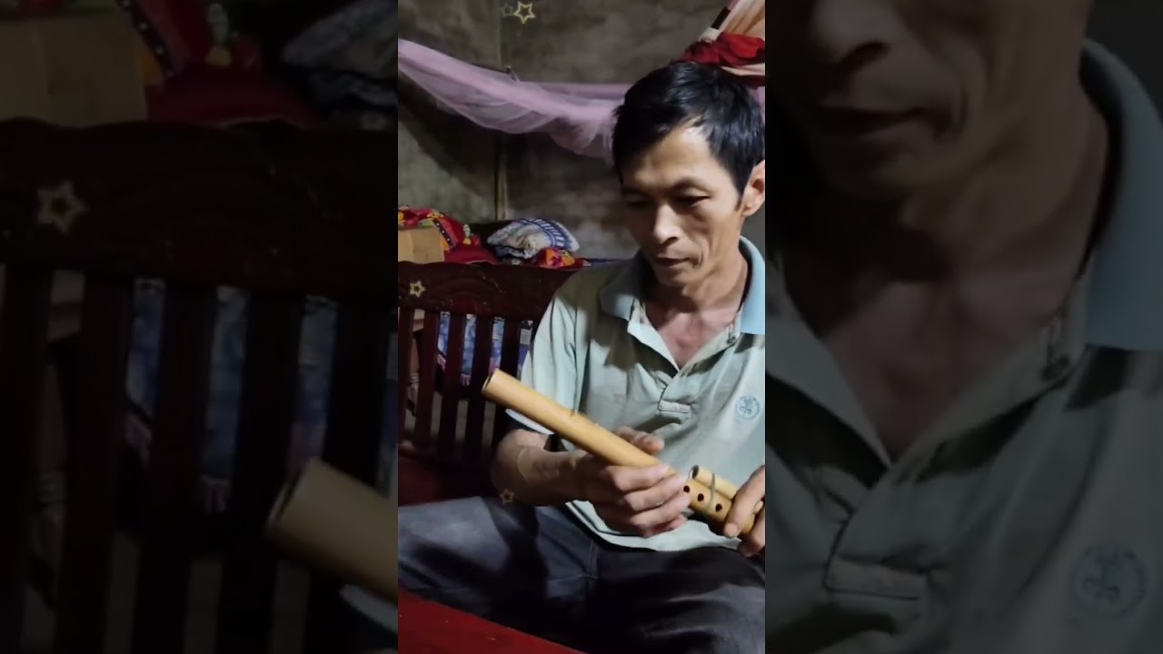 Apớ đến ghăm nghệ nhân chuyên thôi sáo mèo Tràn Giang 