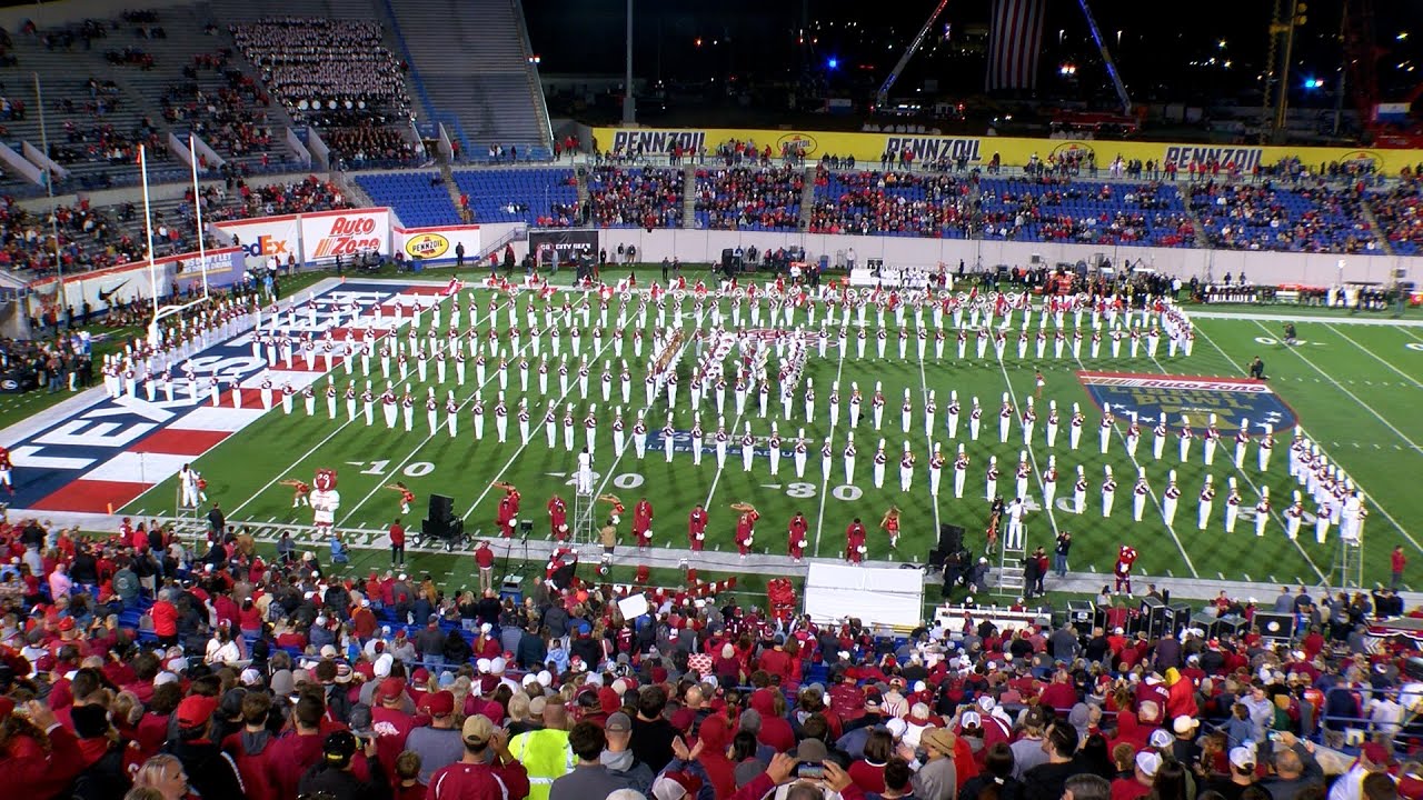 Razorback Marching Band, Pregame 12/27/24, Liberty Bowl vs. Texas Tech in Memphis