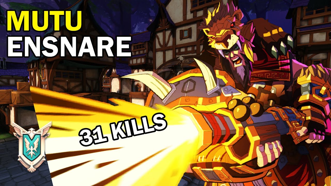 31 Kills Mutu Buck Paladins Competitive (Pro Player) ENSNARE - Savage X9