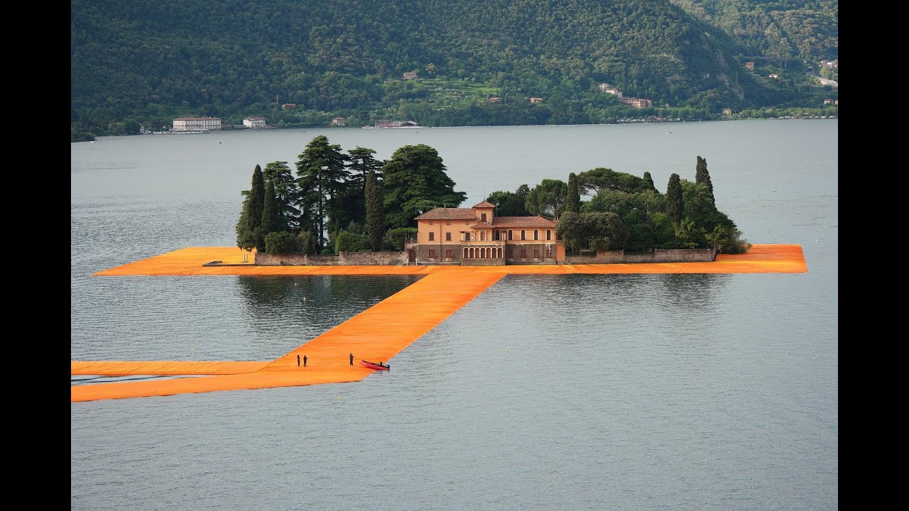 TheFloatingPiers First Walk On - Ponte Galleggiante Lago d'Iseo Prima Camminata, The Floating Piers