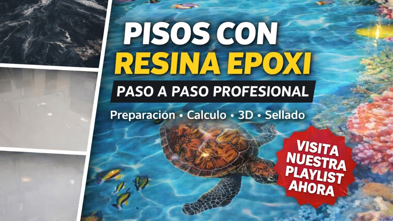 COMO HACER PISOS CON RESINA EPOXI