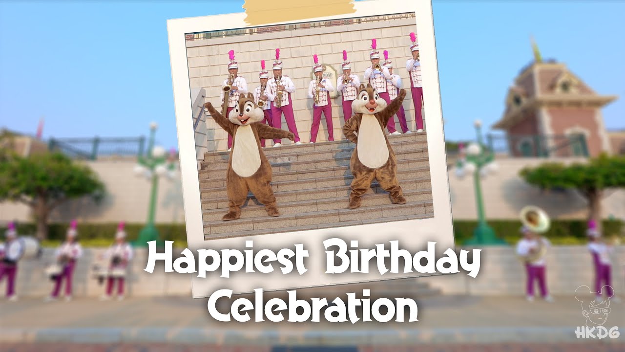 【4K】Happiest Birthday Celebration with Chip and Dale｜Hong Kong Disneyland