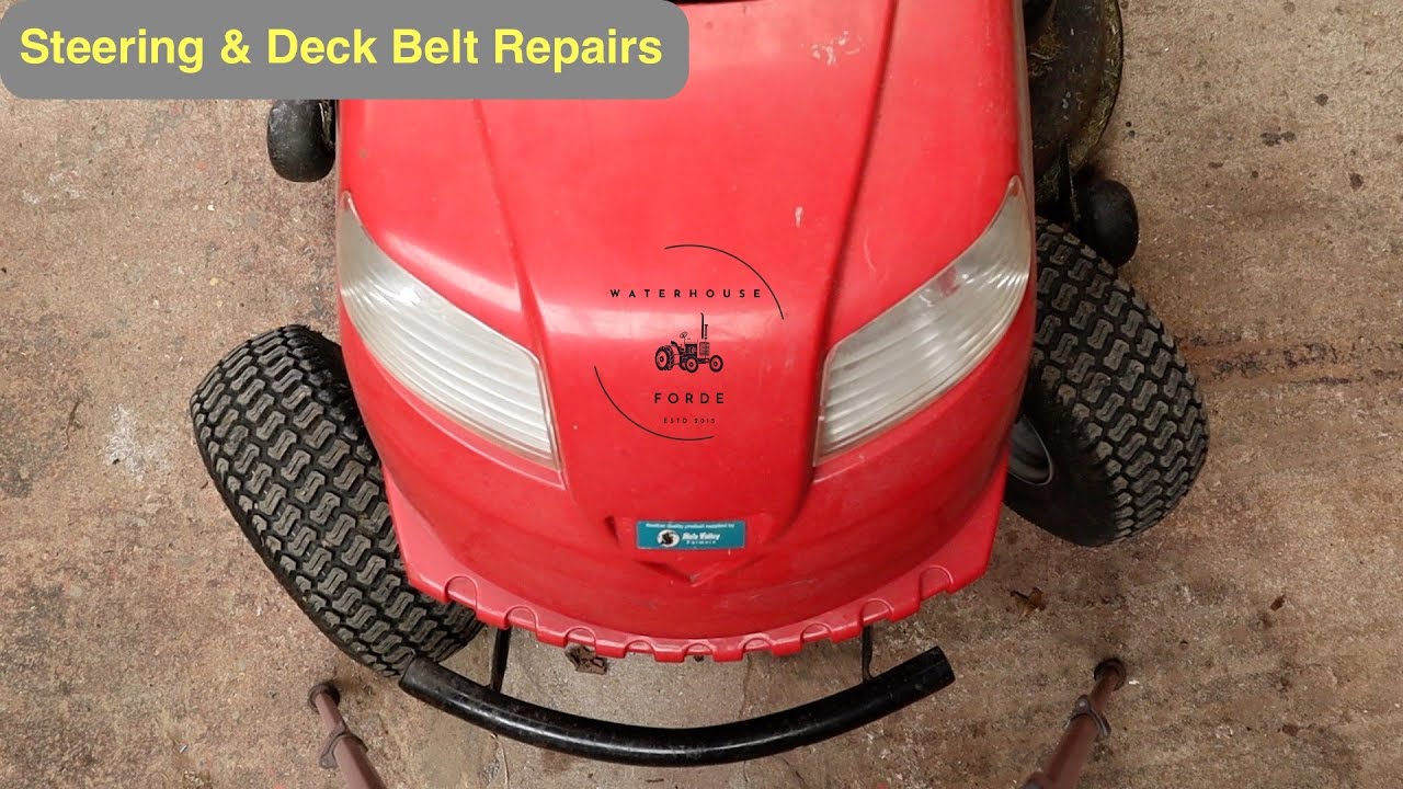 #157 - Mountfield 1538M - Steering & Deck Belt repair.