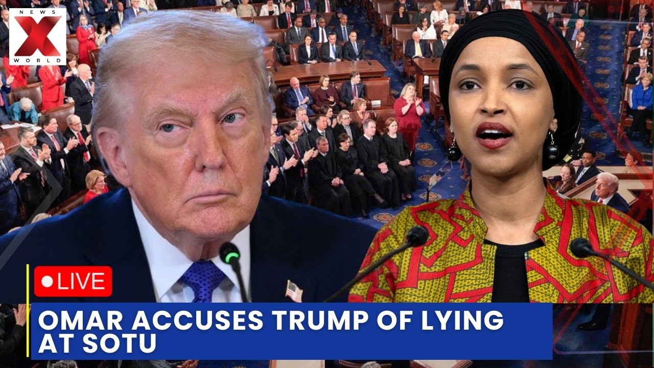 Trump Omar clash: Lawmakers protest immigration comments at address| NewsX World
