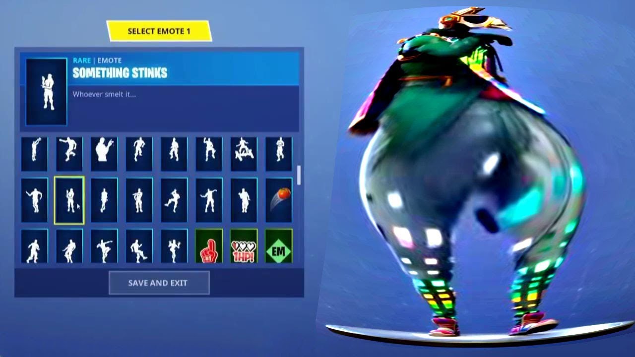 SOMETHING STINKS Fortnite Emote BASS BOOSTED EARRAPE Meme