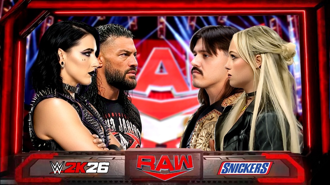 WWE Tag Team: Rhea Ripley & Roman Reigns vs Liv Morgan & Dominik Mysterio | 10-March-2026