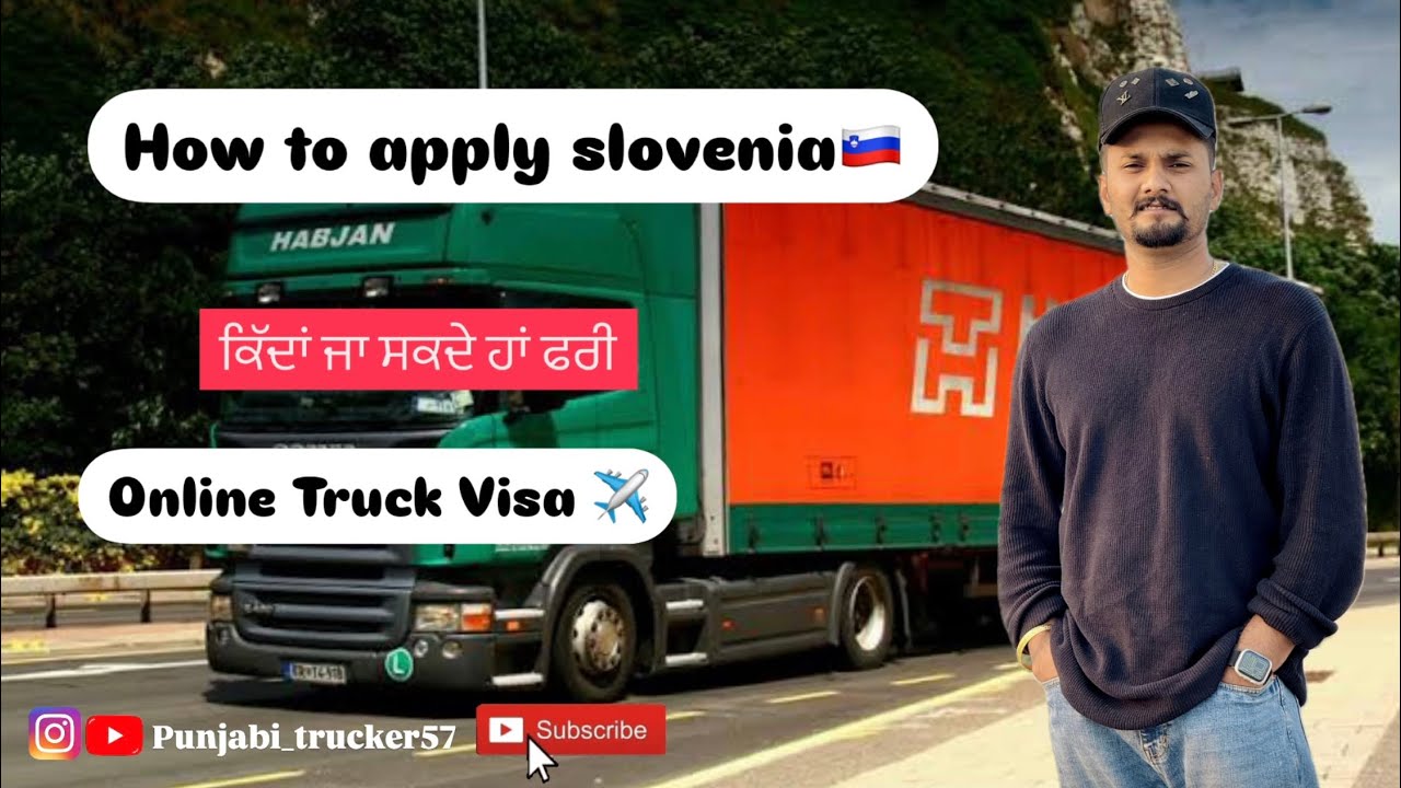 How to apply slovenia 🇸🇮 visa || online visa || free visa truck visa || Europe TruckLife ||