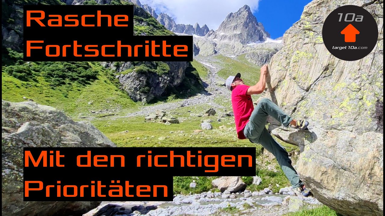 Prioritäten richtig setzen - Nutze diese Reihenfolge für dein Klettertraining!