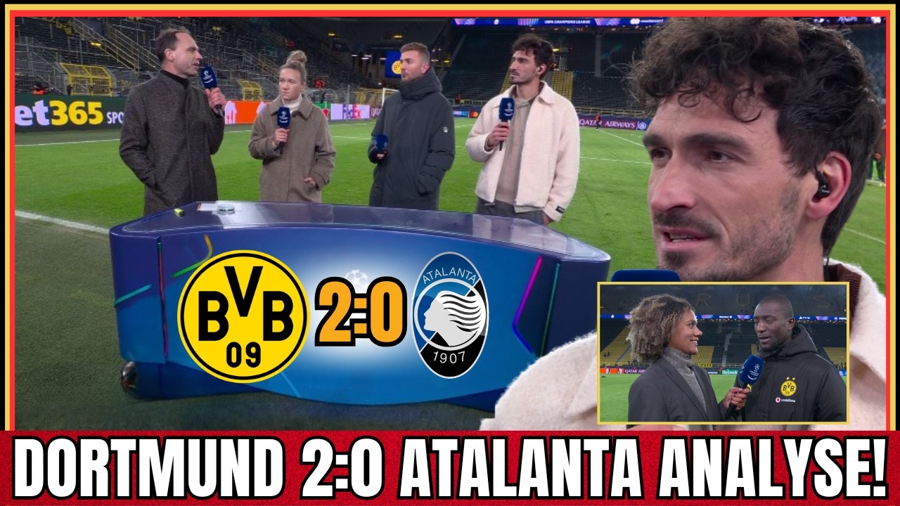 Dortmund 2:0 Atalanta: BVB verschafft sich Vorteil im Hinspiel der Champions-League-Playoffs!