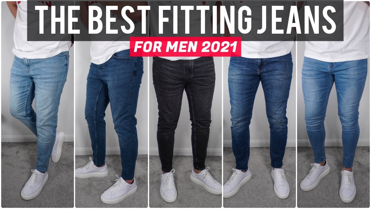 BEST FITTING Slim/Skinny Jeans For Men 2021 | My Top 5 Jeans (Zara, Uniqlo + More)