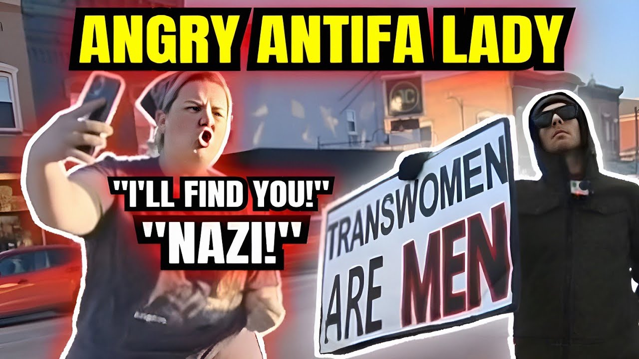 Kid Calls Me CHUD Over 'Transwomen Are Men' Sign | First Amendment | MIDWEST AUDIT